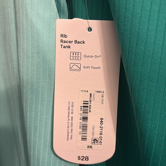 Xersion Womens Rib Scoop Neck Sleeveless Tank Top Size Medium NWT - Picture 9 of 9